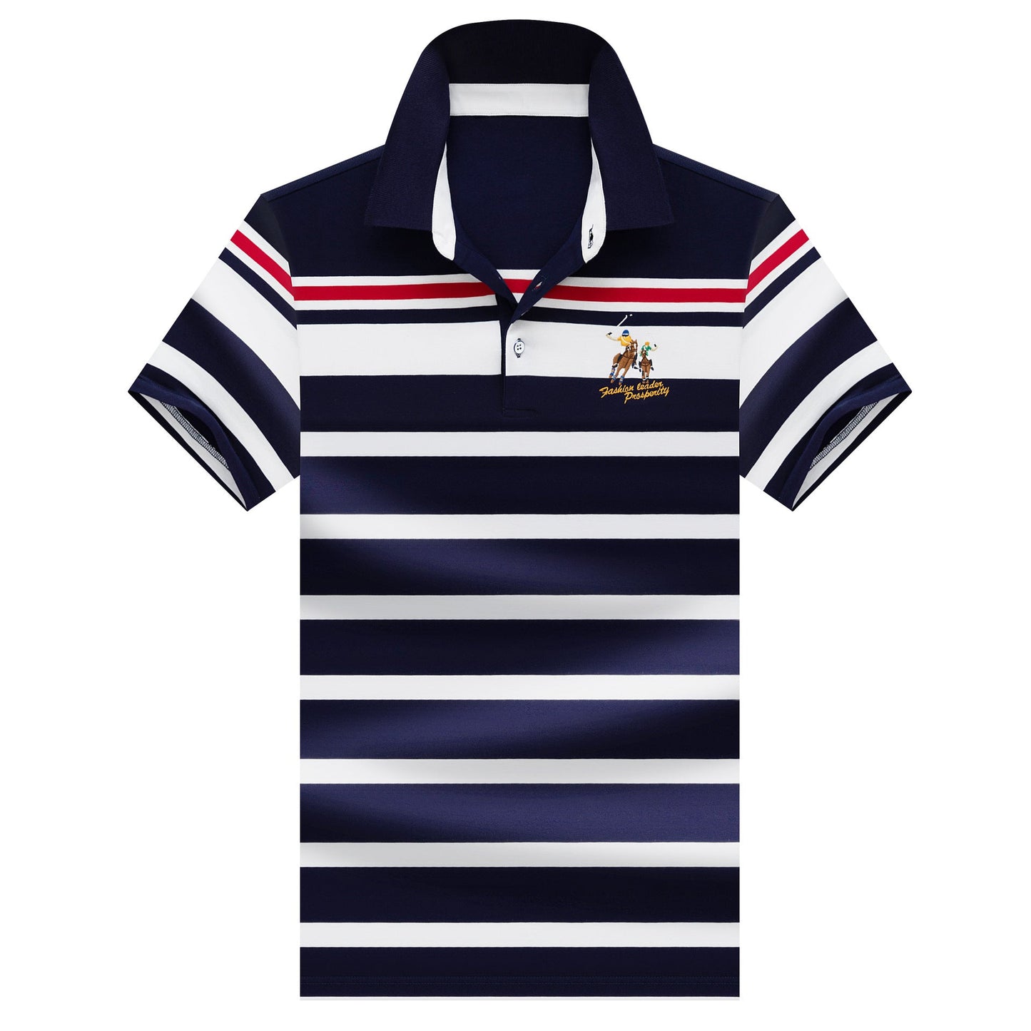 Polo Tristan de luxe à rayures pour hommes