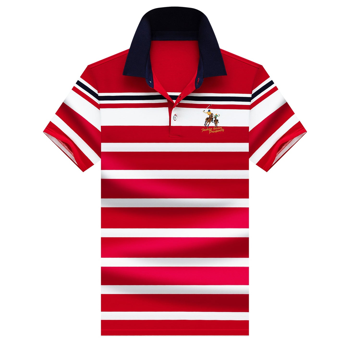 Polo Tristan de luxe à rayures pour hommes
