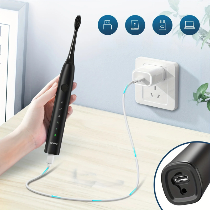 GlowSmile - Brosse à Dents Sonique Rechargeable