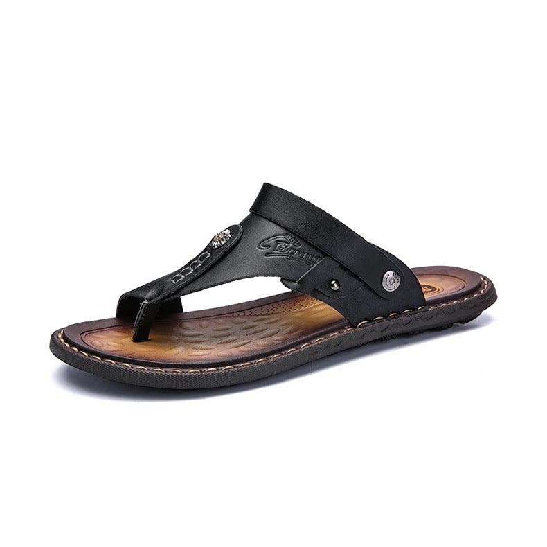 Franco - Tongs en Cuir Intemporelles
