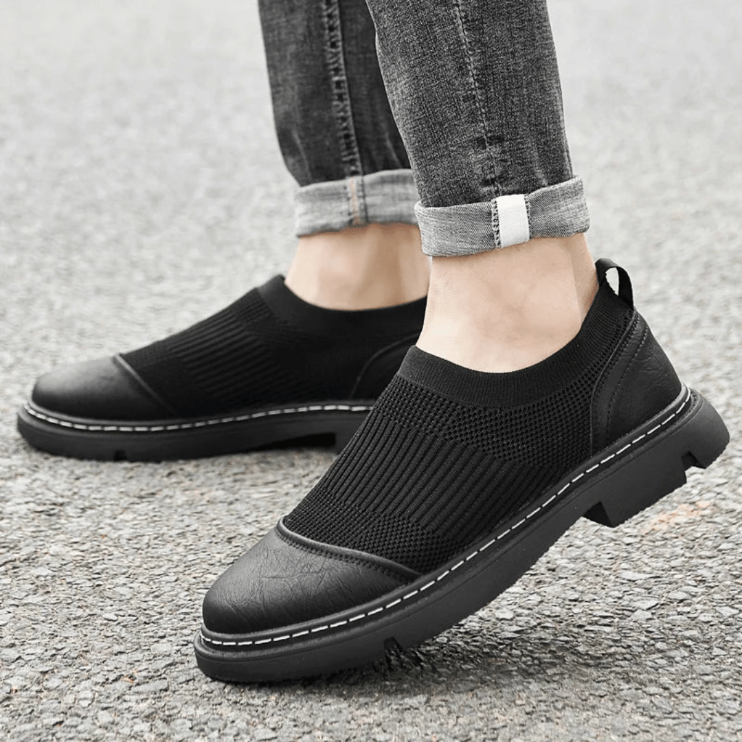 Bram - Mocassins en Maille Confortables à Enfiler