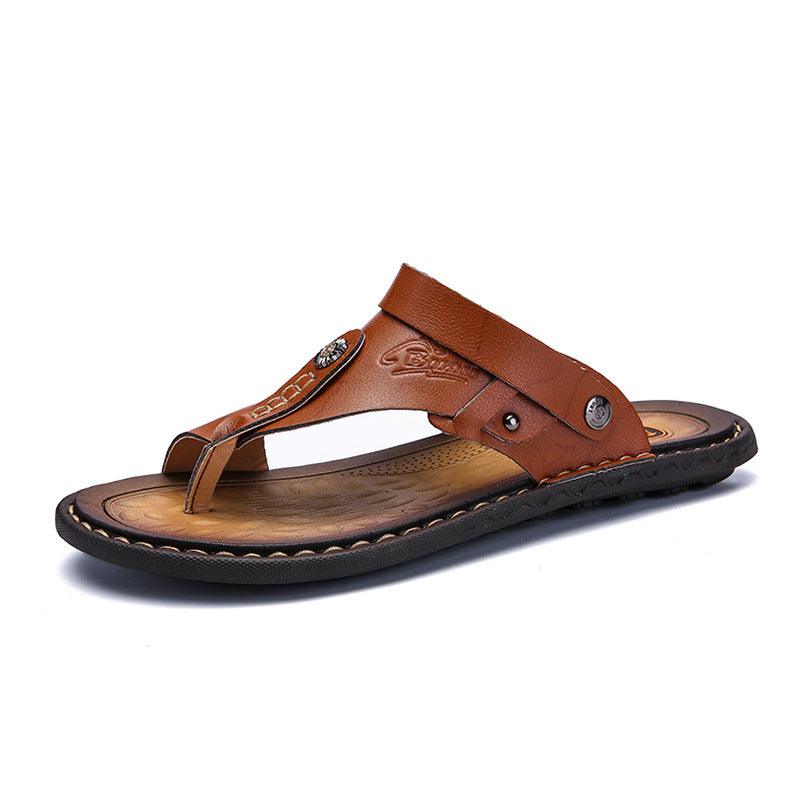 Franco - Tongs en Cuir Intemporelles