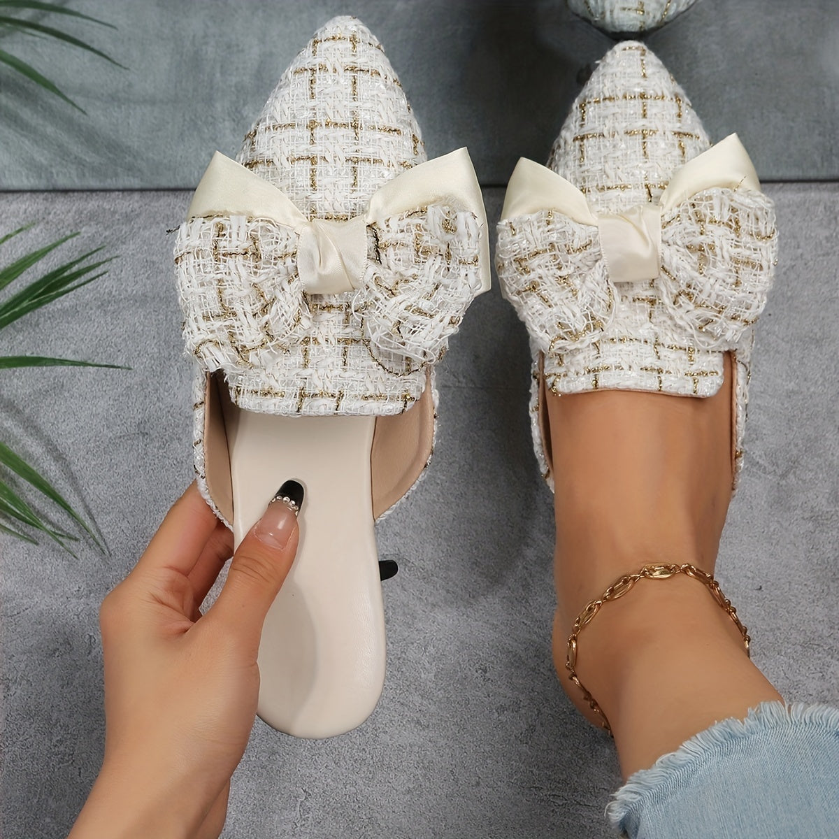 Fien - Mules en Cuir Intemporelles