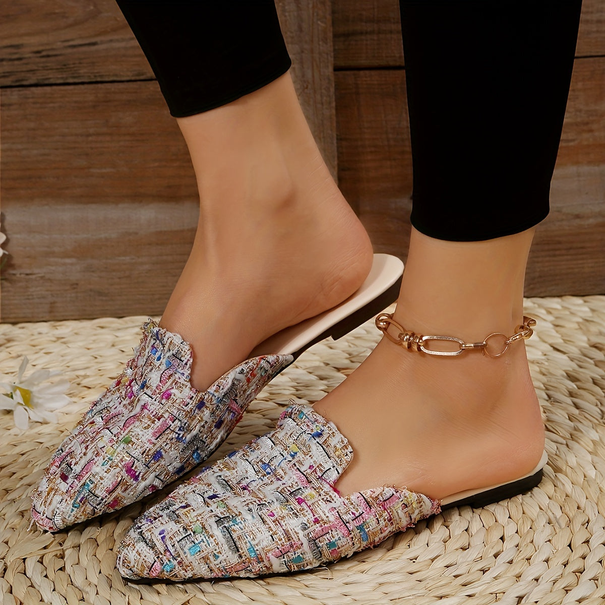 Fien - Mules en Cuir Intemporelles