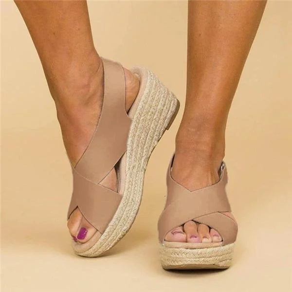 Sietske - Espadrilles Orthopédiques à Talon Sled