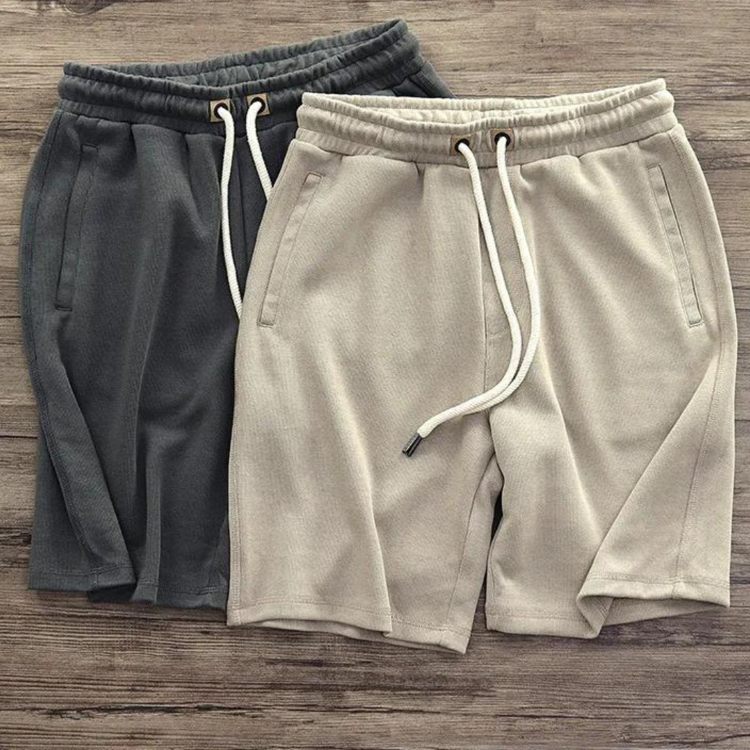 Shorts en Coton Épais - Confort et Style