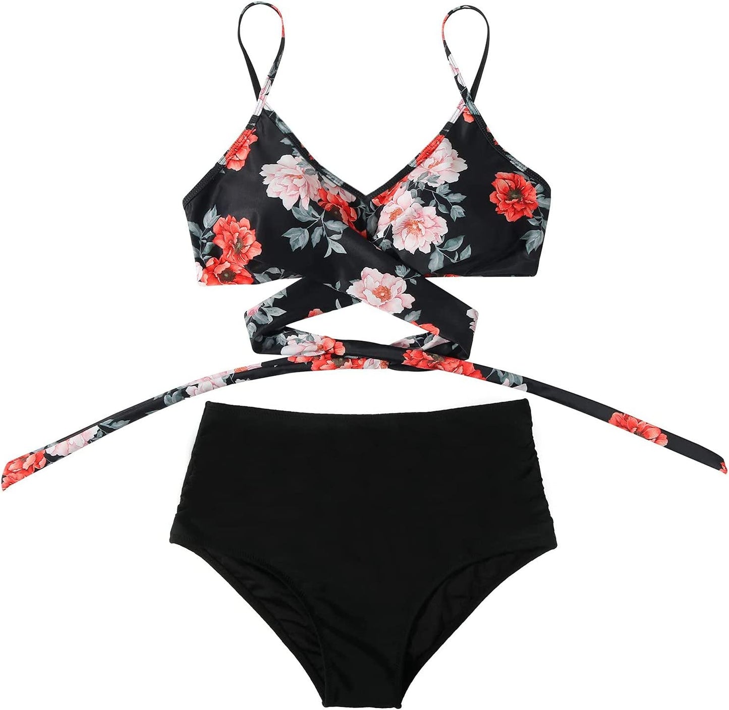 Bikini Taille Haute Coloré pour Femmes