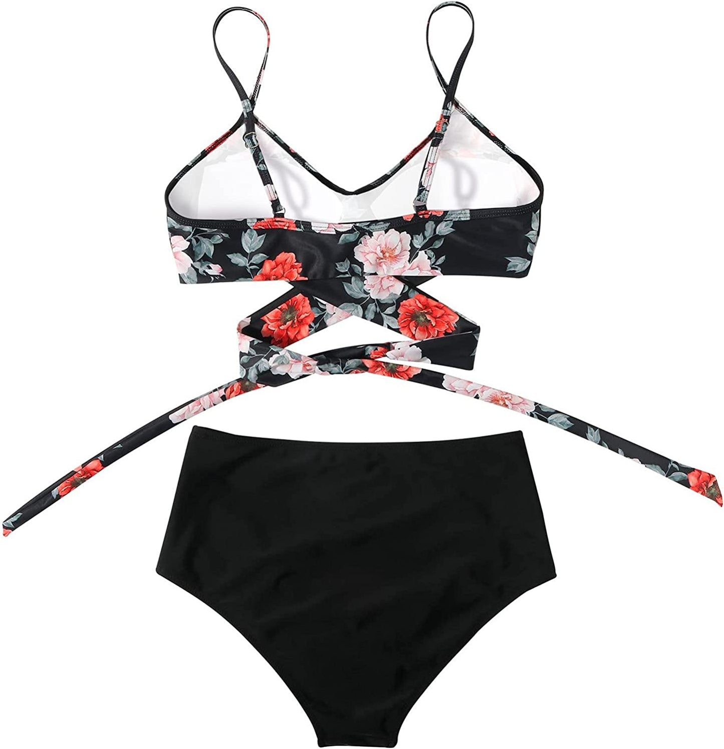 Bikini Taille Haute Coloré pour Femmes