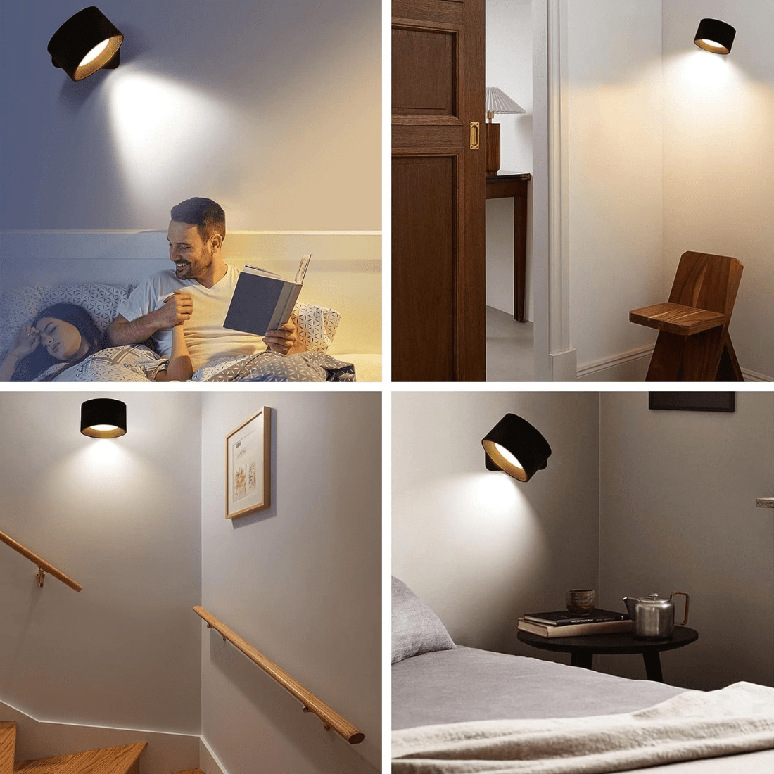 FlexiBeam - Applique murale rechargeable 360°