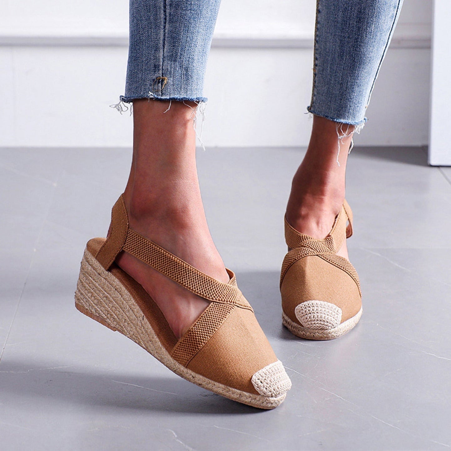 Eva - Espadrilles Orthopédiques avec Semelle Tressée
