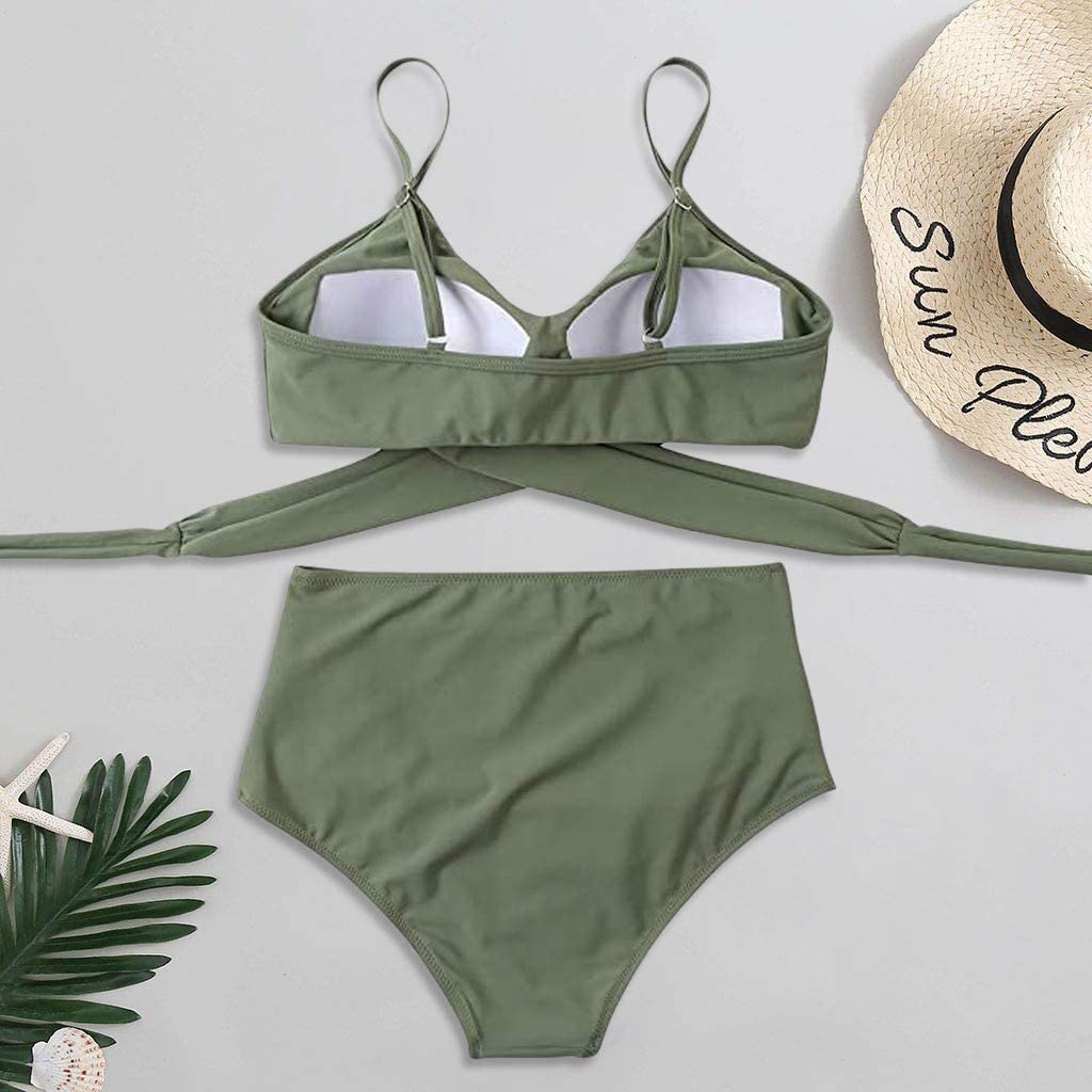 Bikini Taille Haute Coloré pour Femmes