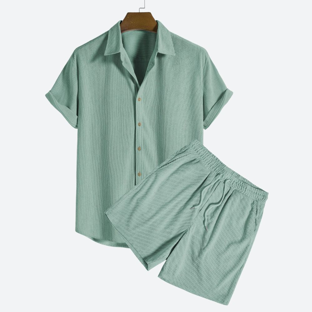 Ensemble de chemises en velours côtelé pour hommes