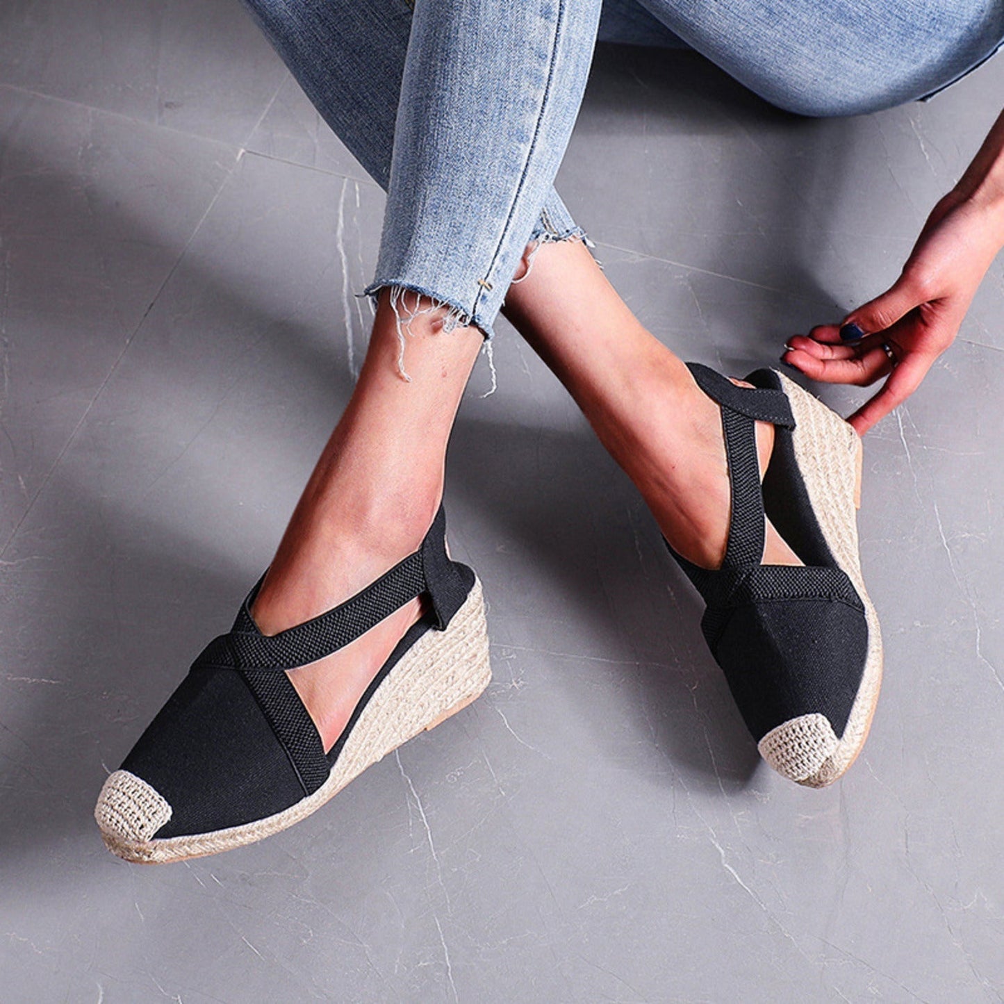 Eva - Espadrilles Orthopédiques avec Semelle Tressée