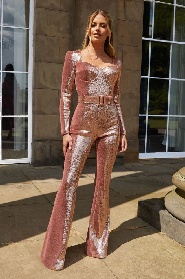 Combinaison Paillettes Élégante Marissa
