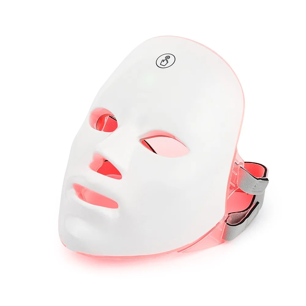 AgeGlow - Masque de thérapie LED 7 couleurs pour le lifting et l'éclaircissement du visage