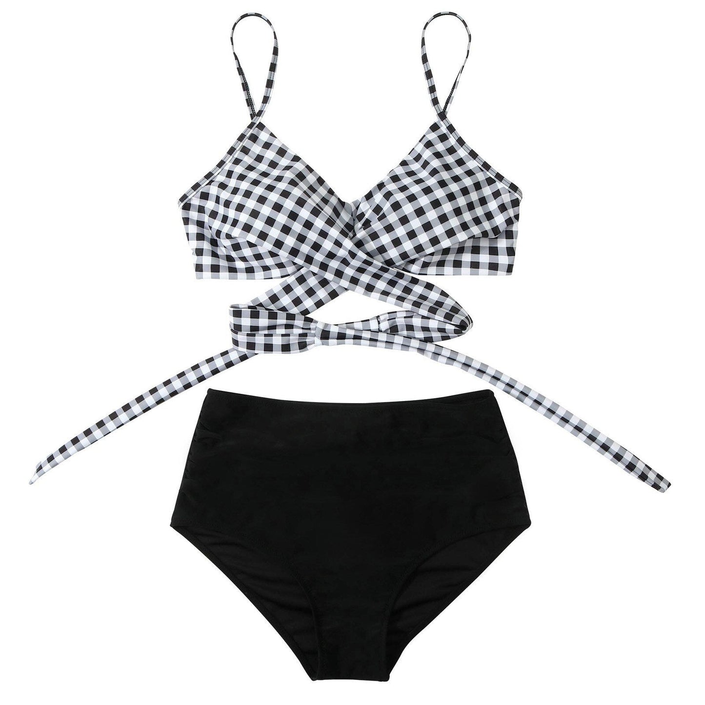 Bikini Taille Haute Coloré pour Femmes