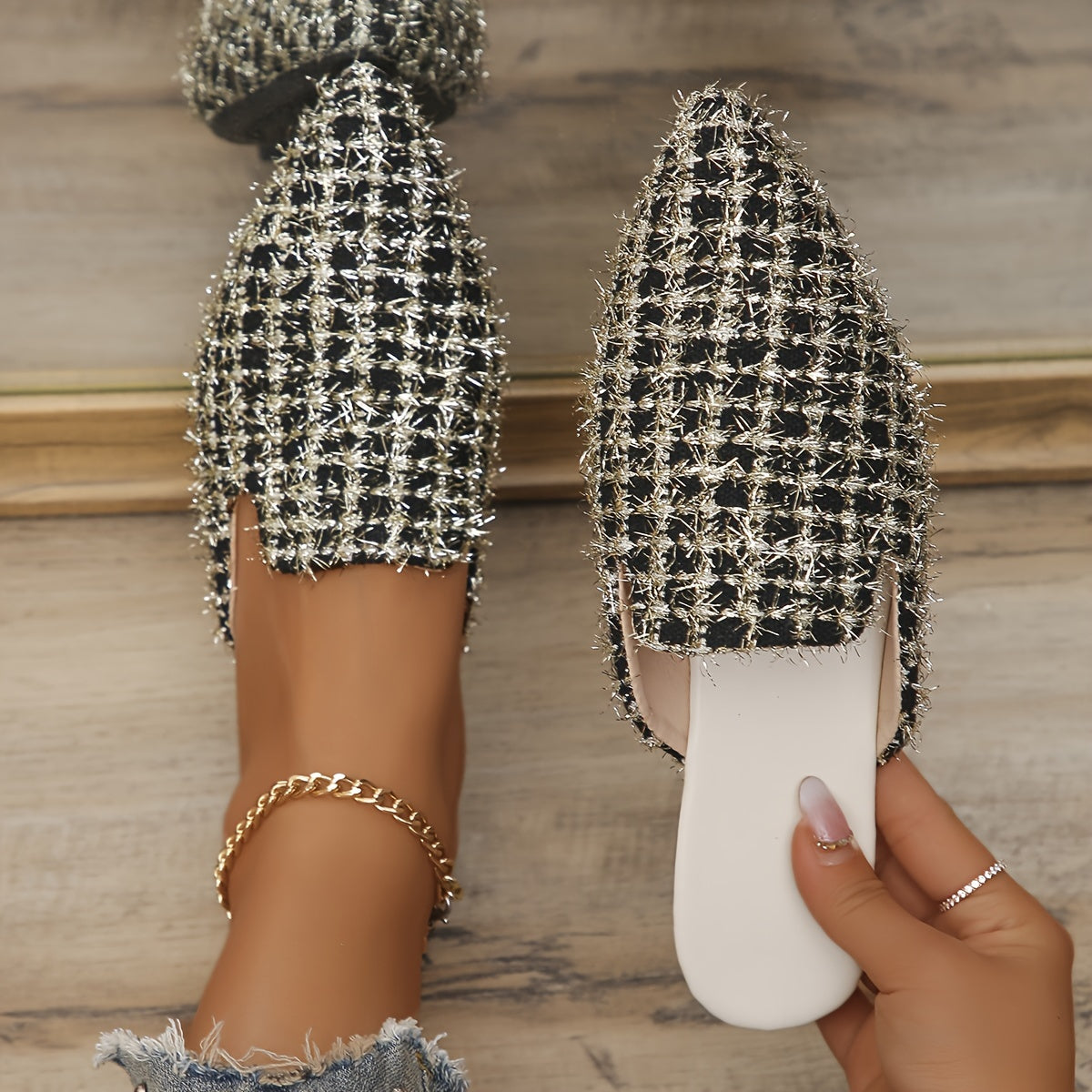 Fien - Mules en Cuir Intemporelles