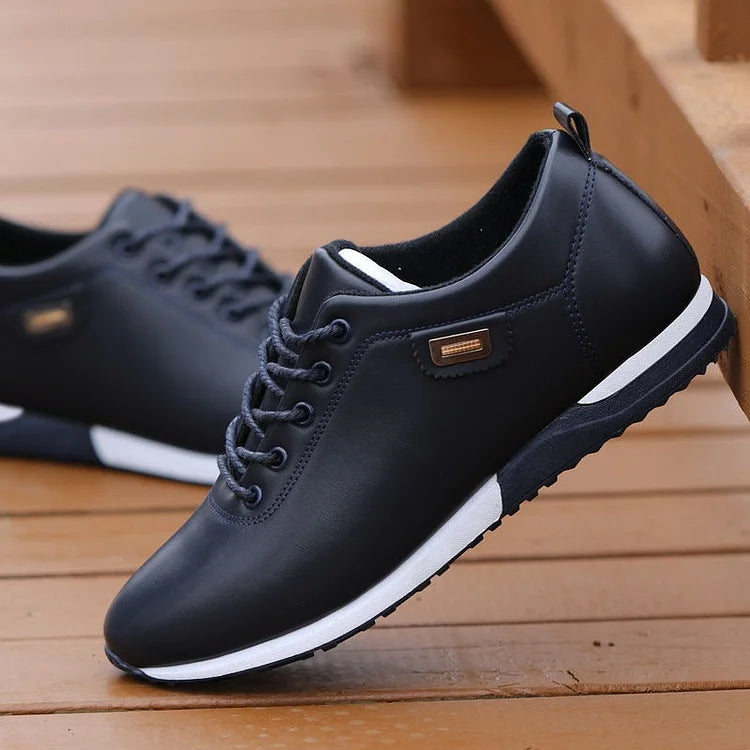 Agostino - Baskets en Cuir Confortables pour le Travail