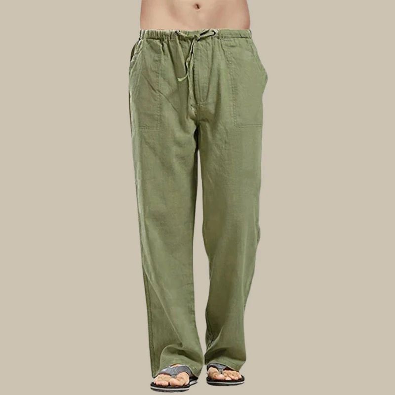 Pantalon d'été en lin confortable - Ylmer