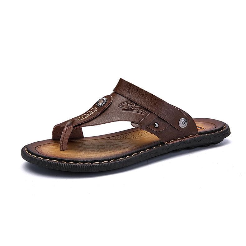 Franco - Tongs en Cuir Intemporelles