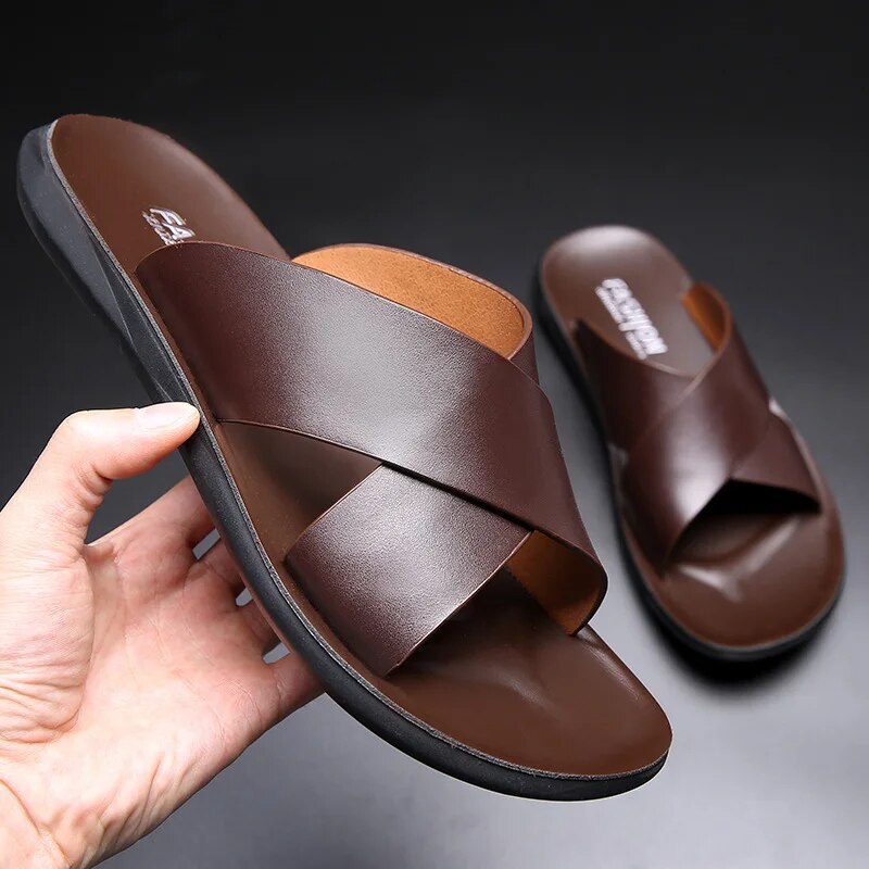 Matheo - Sandales en cuir confortables