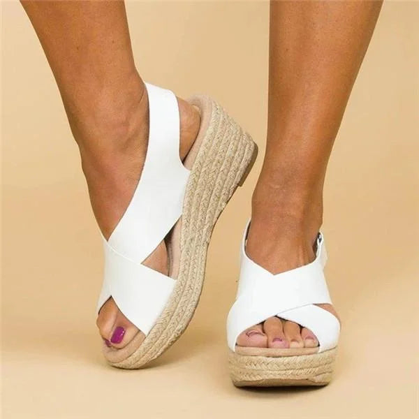 Sietske - Espadrilles Orthopédiques à Talon Sled