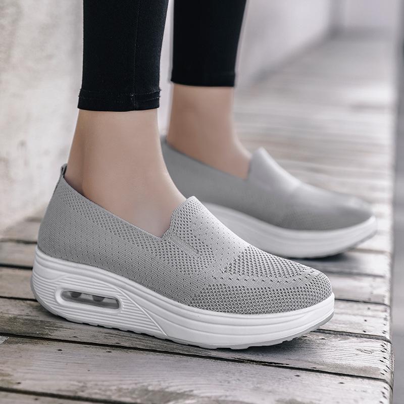 Lina - Chaussures Slip-On en Maille Airstep