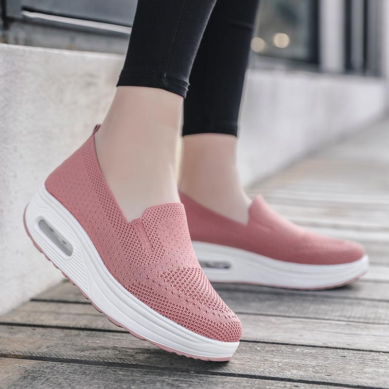Lina - Chaussures Slip-On en Maille Airstep