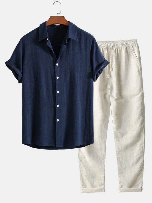 Ensemble d'été élégant pour hommes - Style et confort