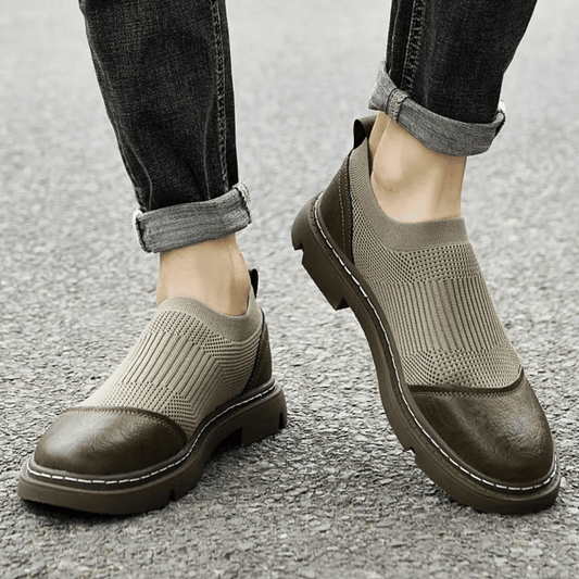 Bram - Mocassins en Maille Confortables à Enfiler