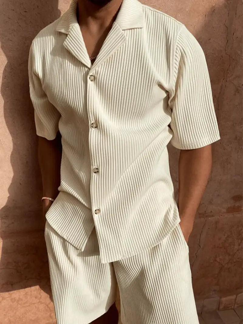 Chemise en Velours Côtelé Luca - Élégance d'Été
