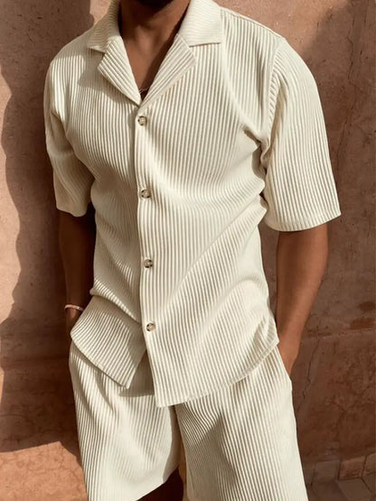 Chemise en Velours Côtelé Luca - Élégance d'Été