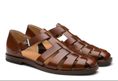 Yael - Ademend Luxe Sandales en Cuir pour Plage
