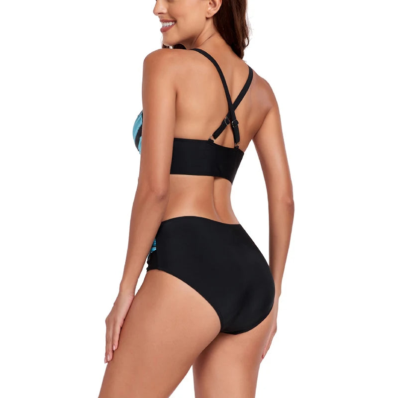Talia – Maillot de Bain Taille Haute Femme