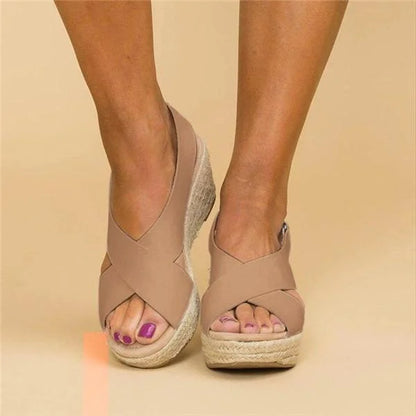 Sietske - Espadrilles Orthopédiques à Talon Sled