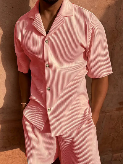 Chemise en Velours Côtelé Luca - Élégance d'Été