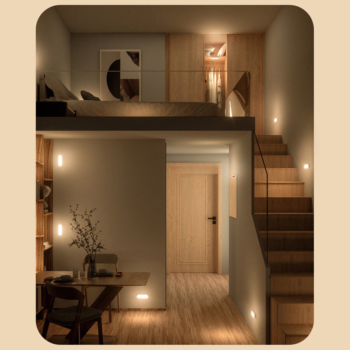 LightGuard - Applique Murale Détecteur de Mouvement USB