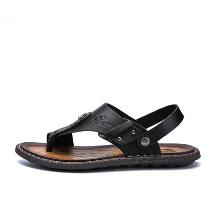 Franco - Tongs en Cuir Intemporelles