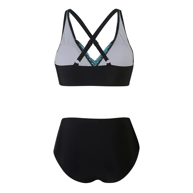 Talia – Maillot de Bain Taille Haute Femme