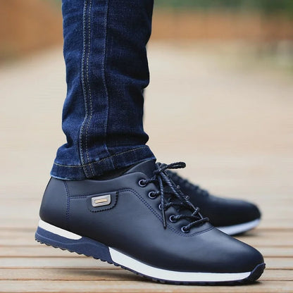 Agostino - Baskets en Cuir Confortables pour le Travail