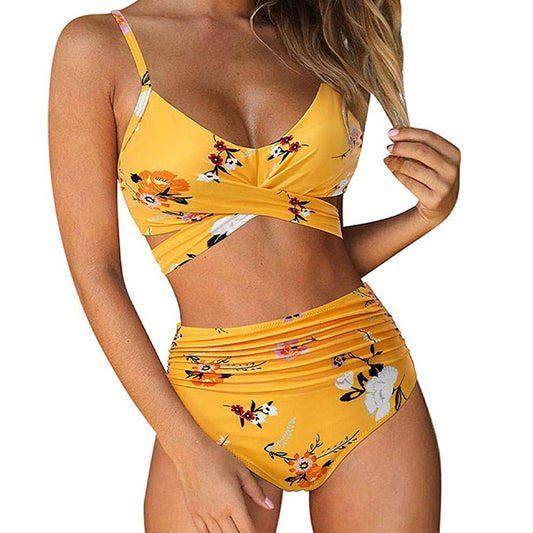 Bikini Taille Haute Coloré pour Femmes