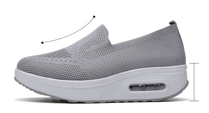 Lina - Chaussures Slip-On en Maille Airstep