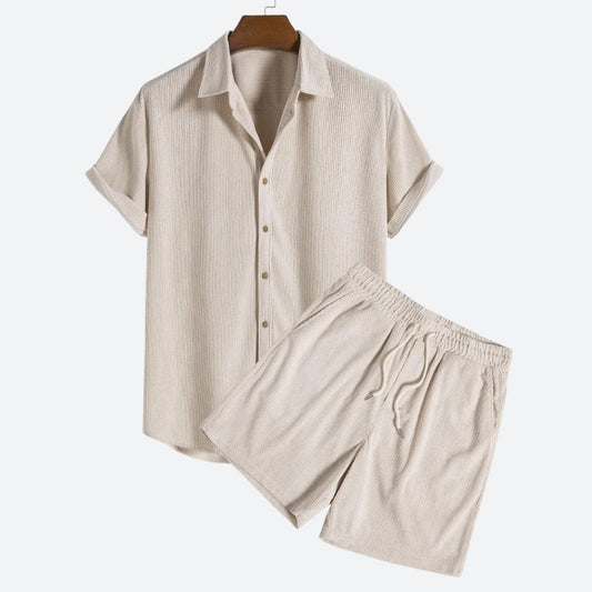Ensemble de chemises en velours côtelé pour hommes