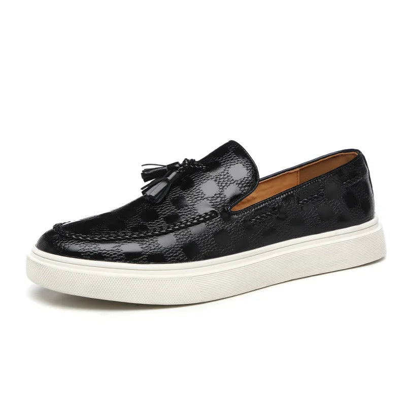 Harris – Mocassins à Carreaux Classiques pour Hommes