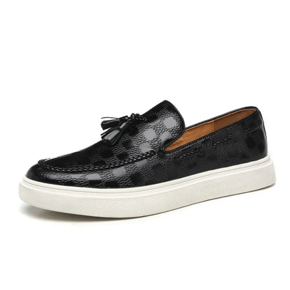 Harris – Mocassins à Carreaux Classiques pour Hommes