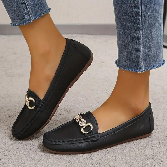 Saskia - Élégantes mocassins en cuir