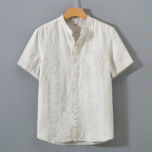 Thomas - Chemise élégante en lin de luxe