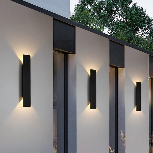 RainLight - Applique Extérieure Élégante en Aluminium Résistant aux Intempéries