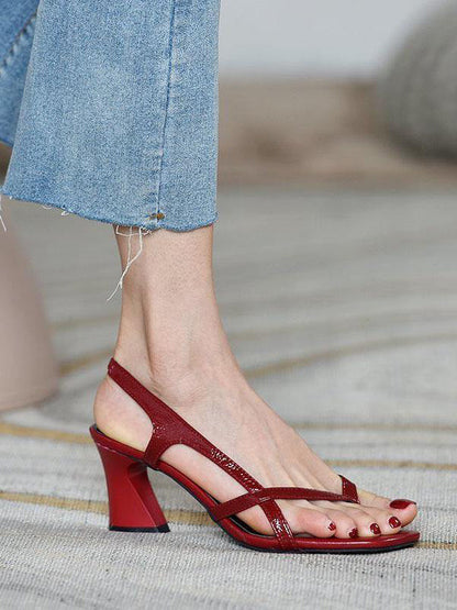 Odetta - Sandales à Talons Hauts Peep Toe Élégantes