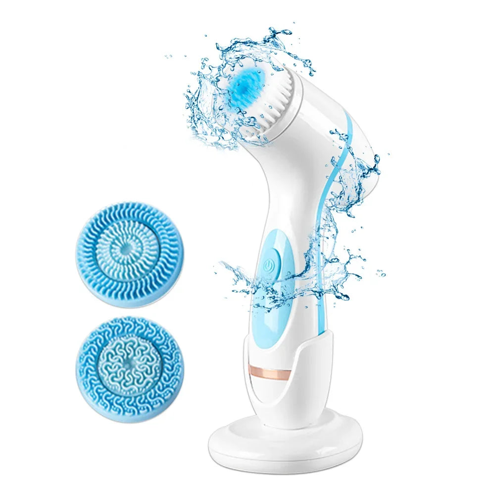 GlowSonic - Nettoyeur Facial Sonique 3-en-1 & Système Spa